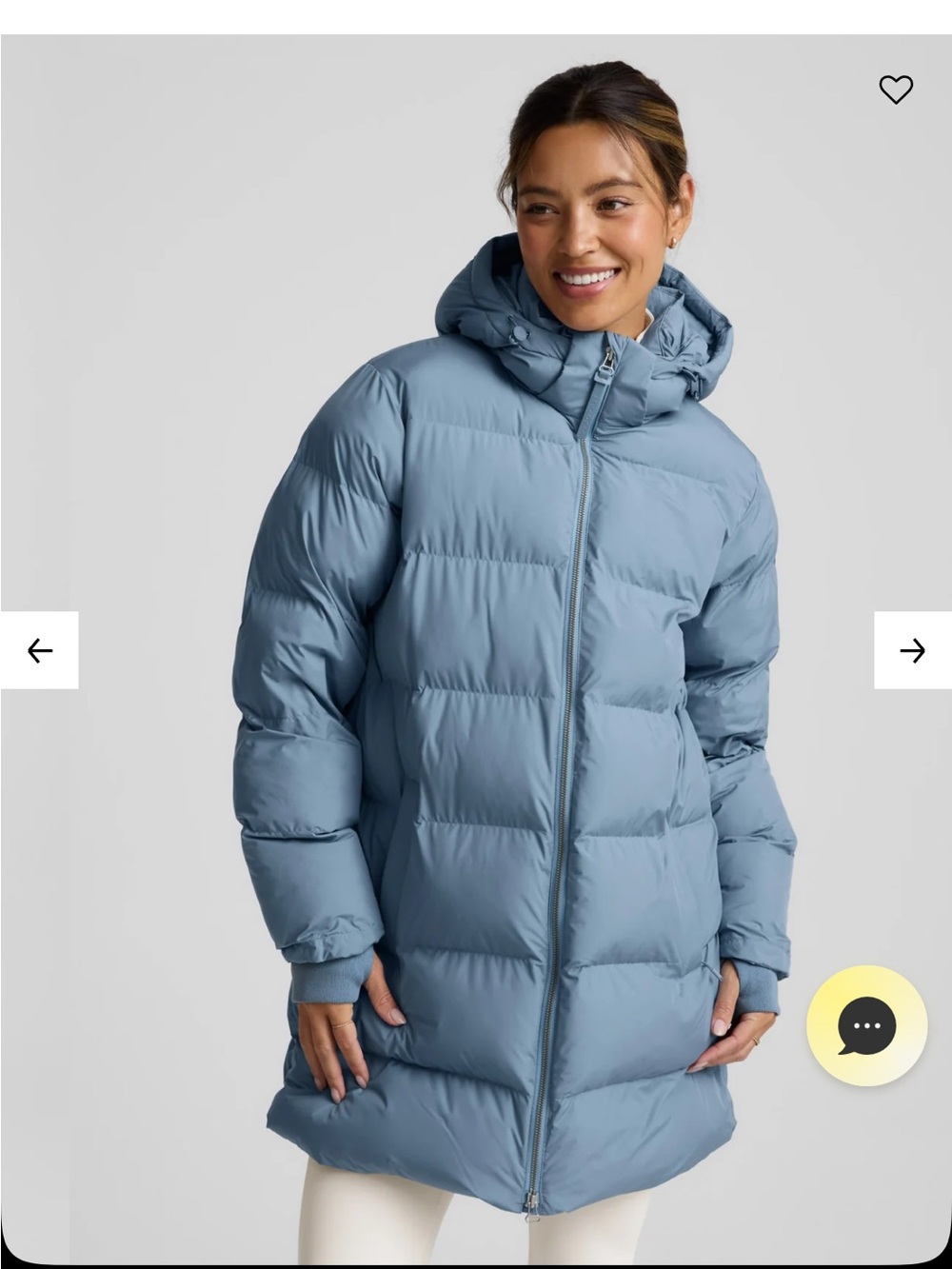 Beyond yoga puffer coat